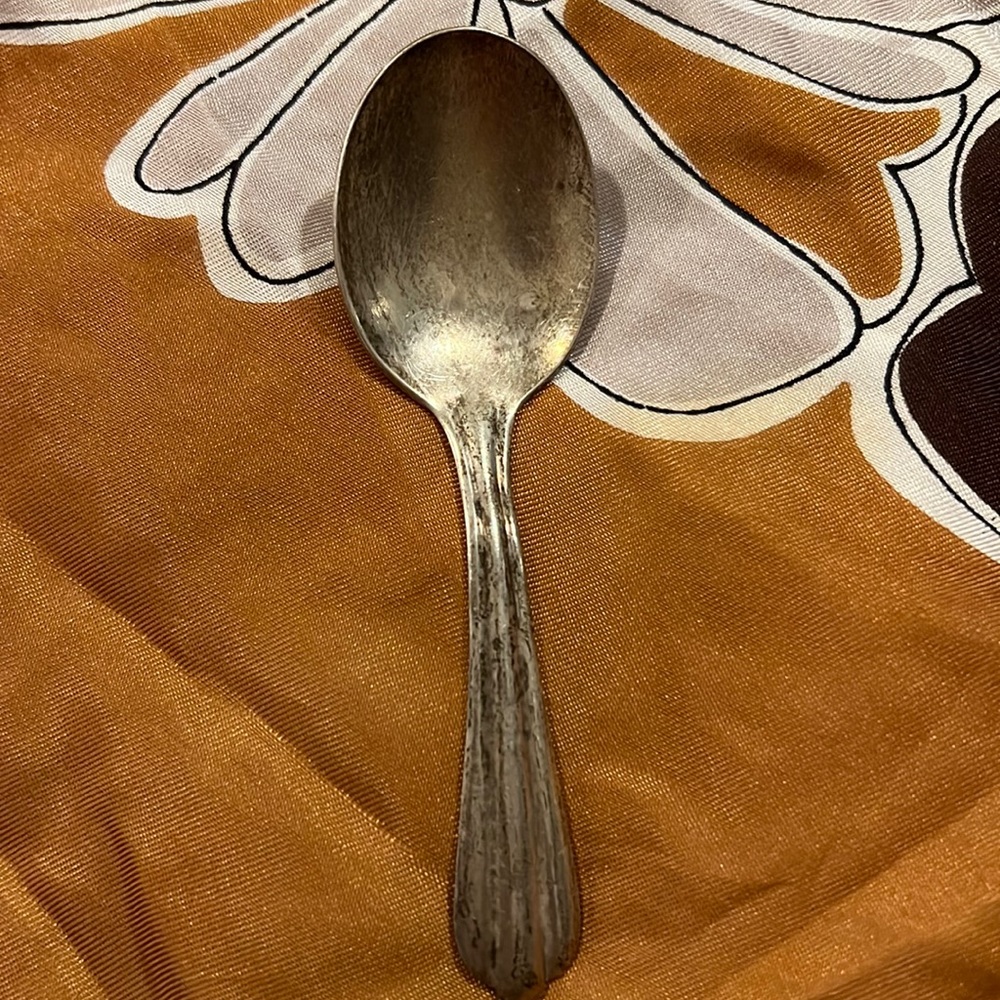 Antique child’s Sterling silver spoon
